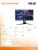 Monitor ROG Strix 27 cali  XG27AQM GAMING HDMI+DP BK/0.5MS/